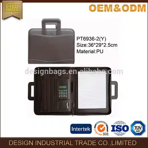 leather portfolio folders