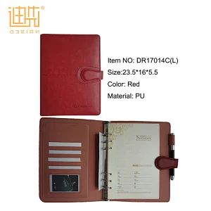 Business stationery notebook Notepad A5 leather travel diary notebook