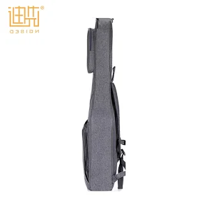Factory custom logo waterproof gray backpack guitar travel bag