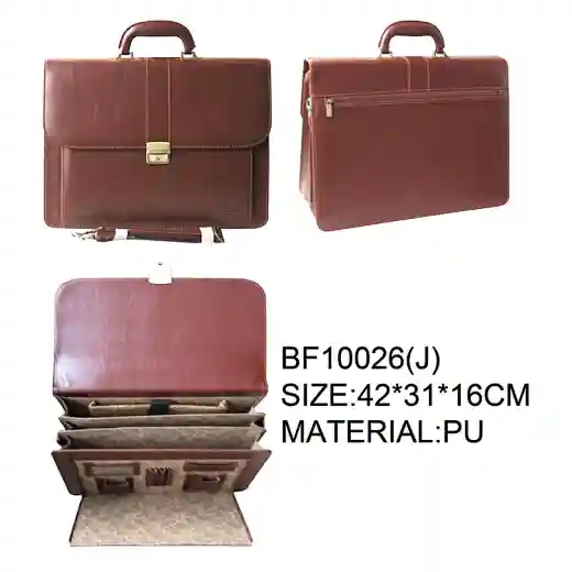 leather briefcase with latch