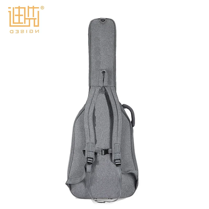 Factory custom logo waterproof gray backpack guitar travel bag