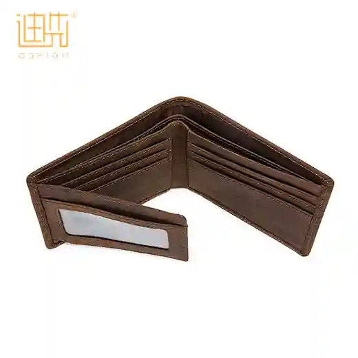 Cartera de hombre de piel de alta calidad