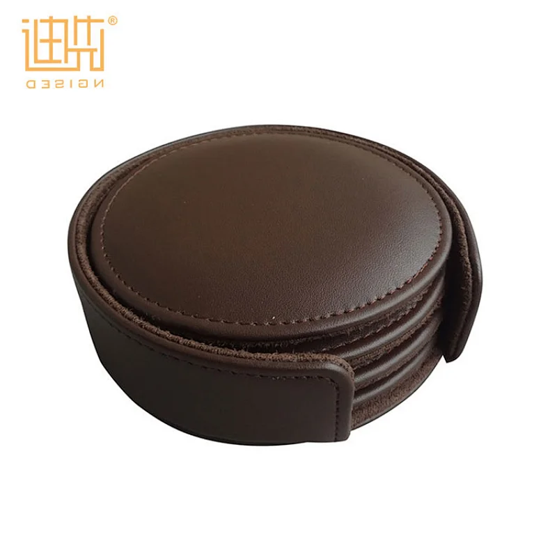 China supplier PU coaster circle tea cup mat