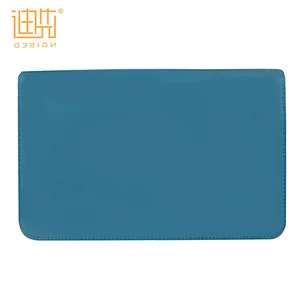 Fashionable Zippered PU Leather Portfolio Folder with Key Hooks and Card Holder