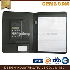 Newest Men zipper portfolio Office Padfolio Business Portfolio