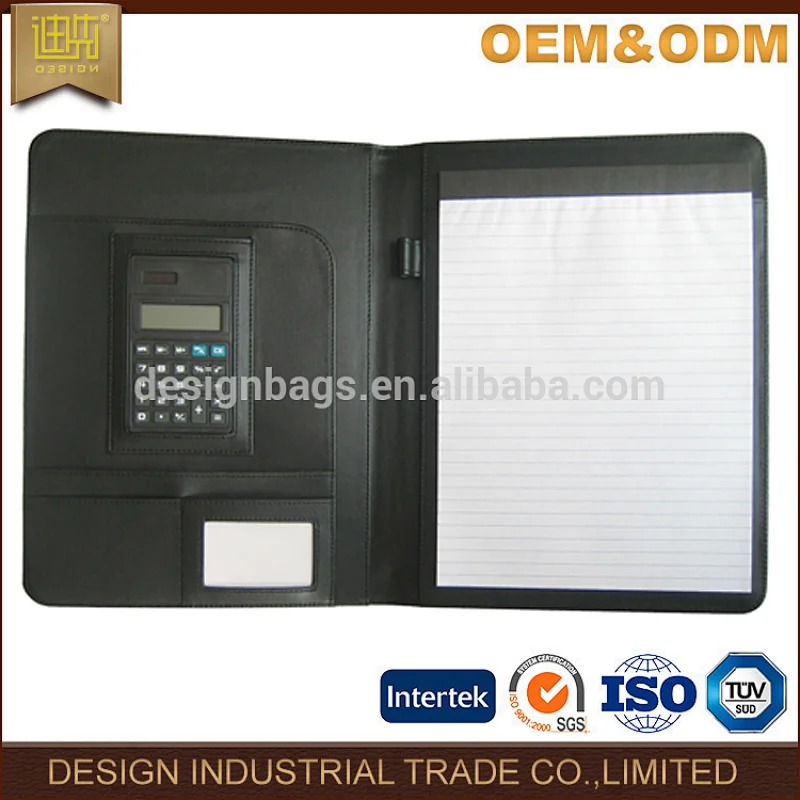 Newest Men zipper portfolio Office Padfolio Business Portfolio
