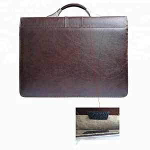 lawyer PU hard Conference leather men bag briefcase