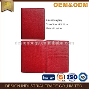 Wholesale OEM Personalized Travel Leather Passport Card Holder