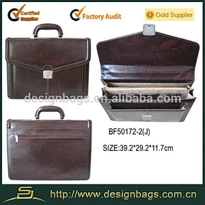 Executive men briefcase leather briefcase luxury bag