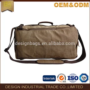 Wholesale canvas Fashion backpacks with zipper travel bag for men