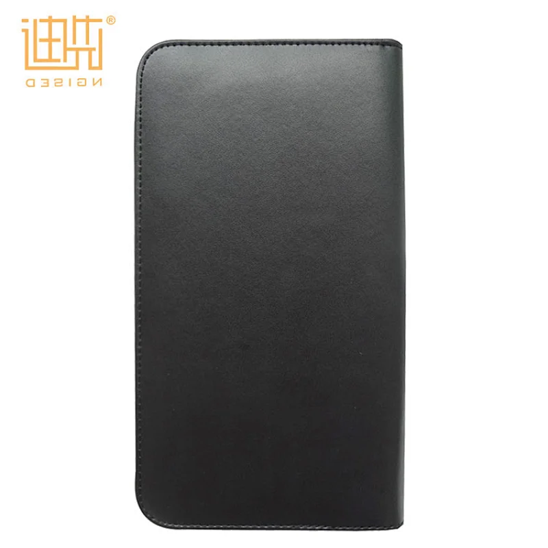 New Products RFID Blocking Lining Zipper Leather Travel Passport Holder