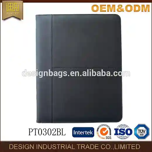 A4 business PU leather portfolio