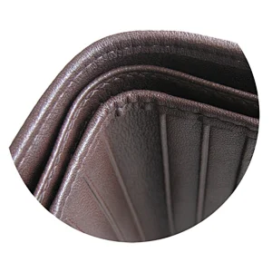 Fashion men real leather travel clutch wallet