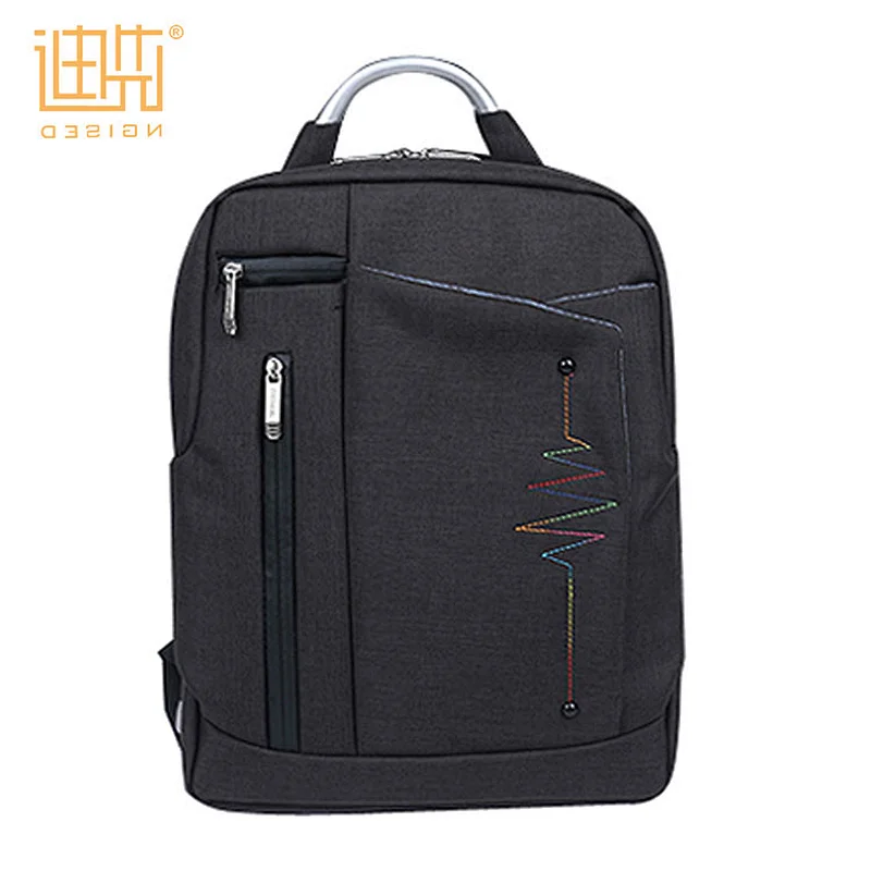 Fashion dual-use backpack Gray backpack Teenage school bag