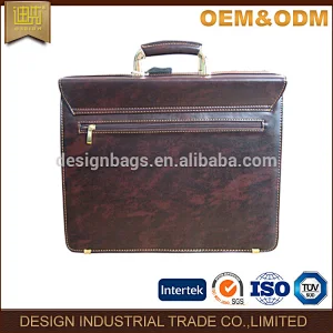 fashional men briefcase branded art cheap lawyer business PU leather briefcase