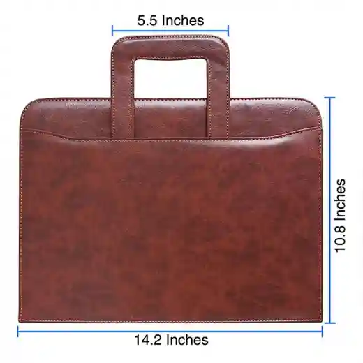 carpeta a4 cartera de cuero