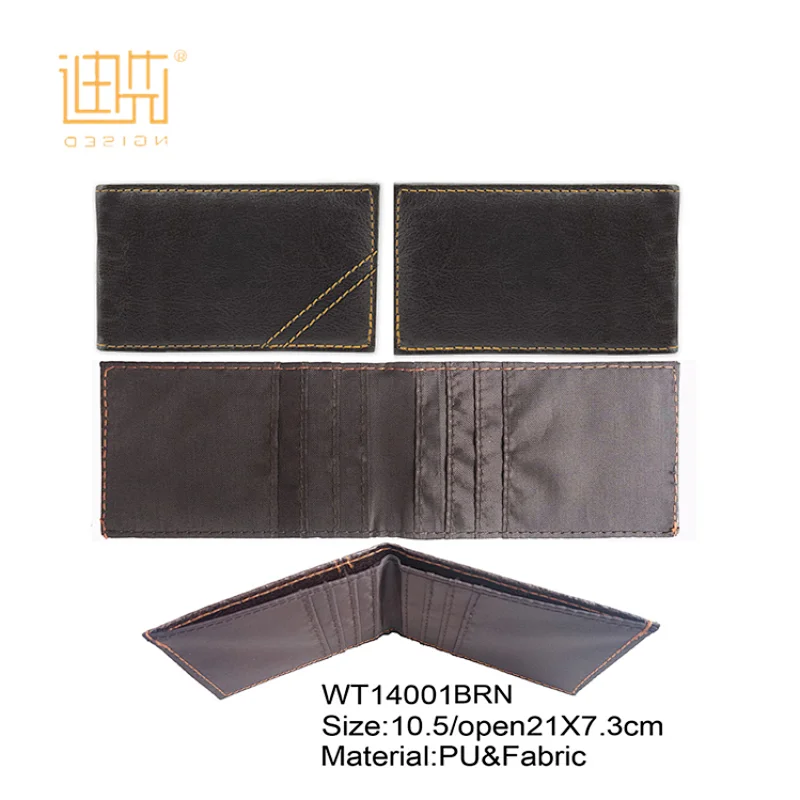 Premium foldable PU wallets card holder with antimagnetic function RFID