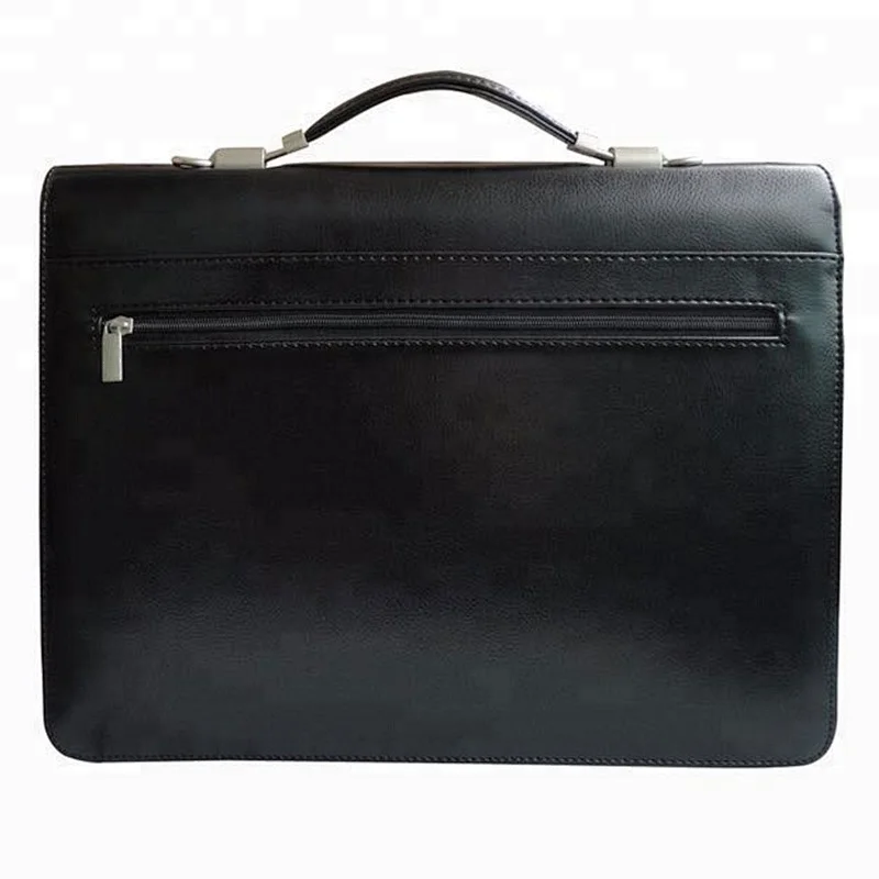 Promotional tote waterproof leather office business executive briefcase men