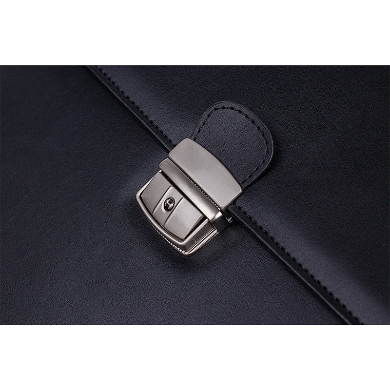 Hot selling business men tote bag fashion pu leather briefcase