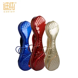 Printed custom color logo PU leather chinese lute musical instrument bags