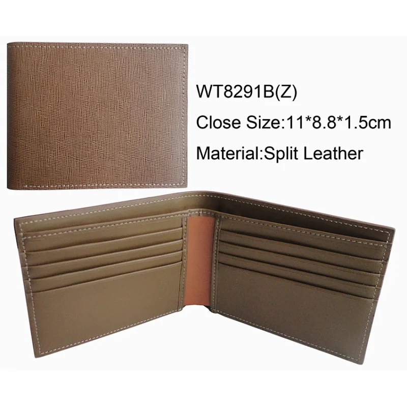 custom branded name fashion smart men holder Credit card holder slim smart PU men leather wallet