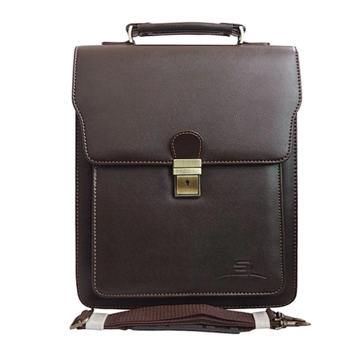 Leather Bag Mini Briefcase