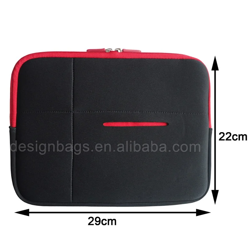 Custom 10 inch Soft Neoprene Notebook Laptop Bag Case Sleeve