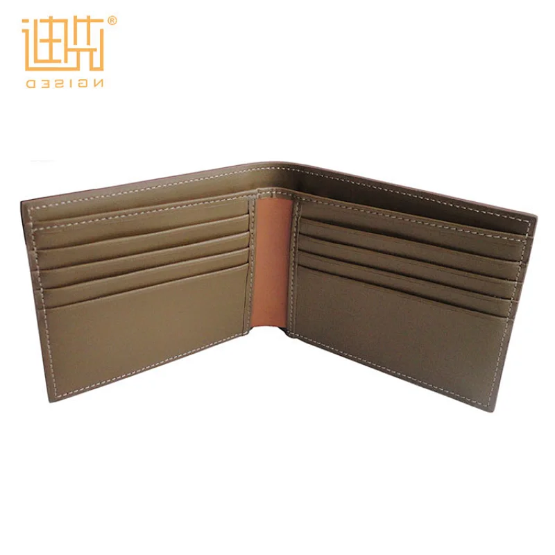 custom branded name fashion smart men holder Credit card holder slim smart PU men leather wallet
