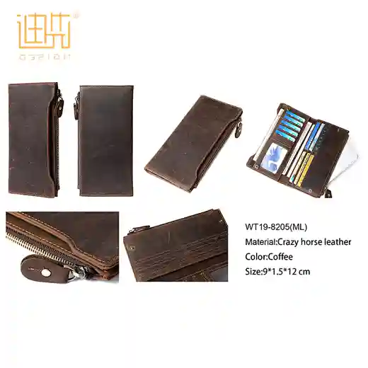 clutch leather wallet for man