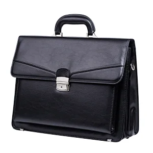 Multifunctional business shoulder handbag handle laptop men briefcase
