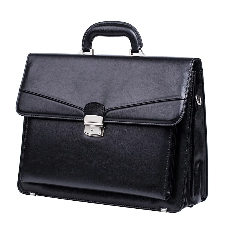 Multifunctional business shoulder handbag handle laptop men briefcase