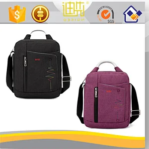 Wholesale hot shot big capacity black laptop backpack with metal handle