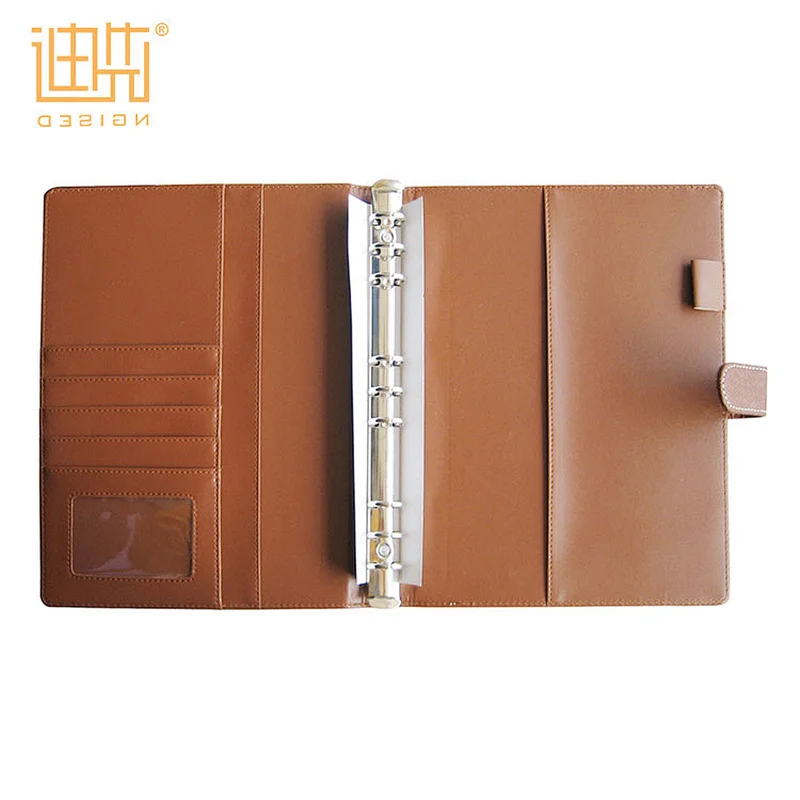 China fashion diary notebook hot sell ring binder portfolio diary cover diary