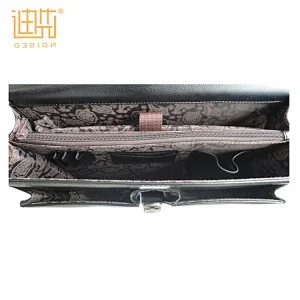 Wholesale custom handle business fashion PU leather briefcase for man