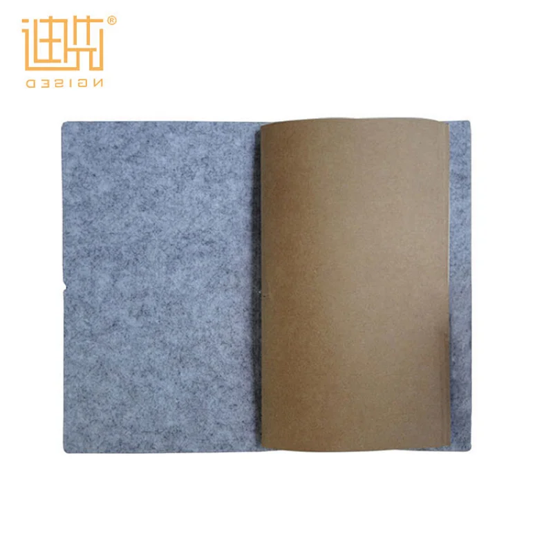 Manufacturer wholesale Wool Binder School Student Diary Custom Notebook