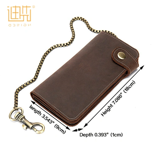 vintage cow hide leather wallet