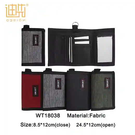 zipper mens wallet