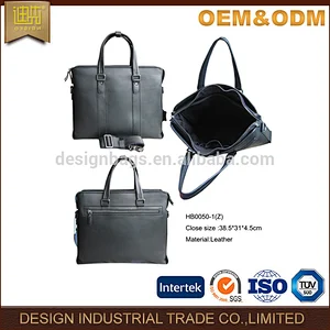 Hang bag tote bags high class grain leather hand bag for ladies