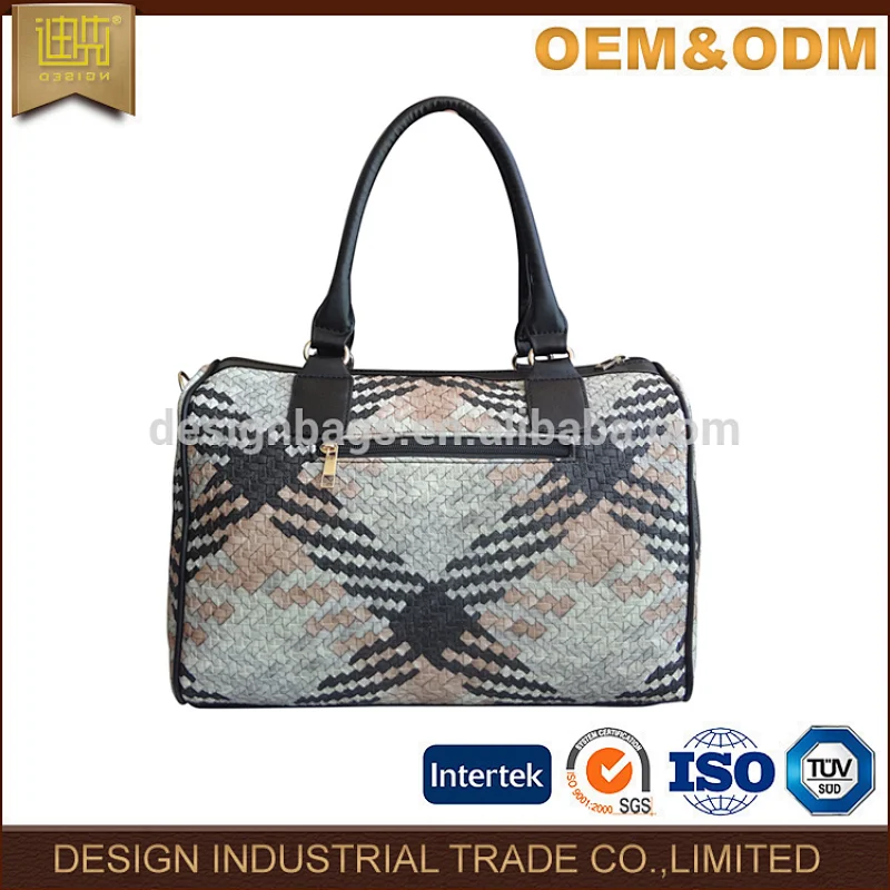 China supplier fashion ladies handbag high quality PU handbag