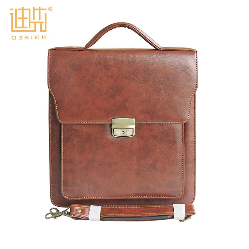 Brown color conference bag with handle
