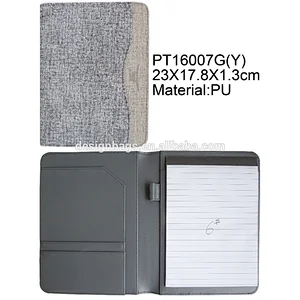 New decorative material A5 PU document paper file folder