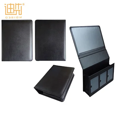 PU travel document bag car document holder bag with small pockets