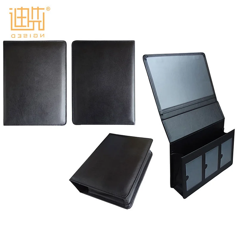 PU travel document bag car document holder bag with small pockets