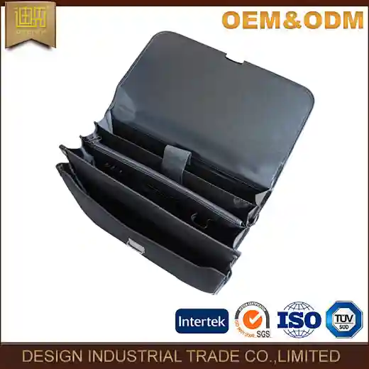 leather briefcase with lock