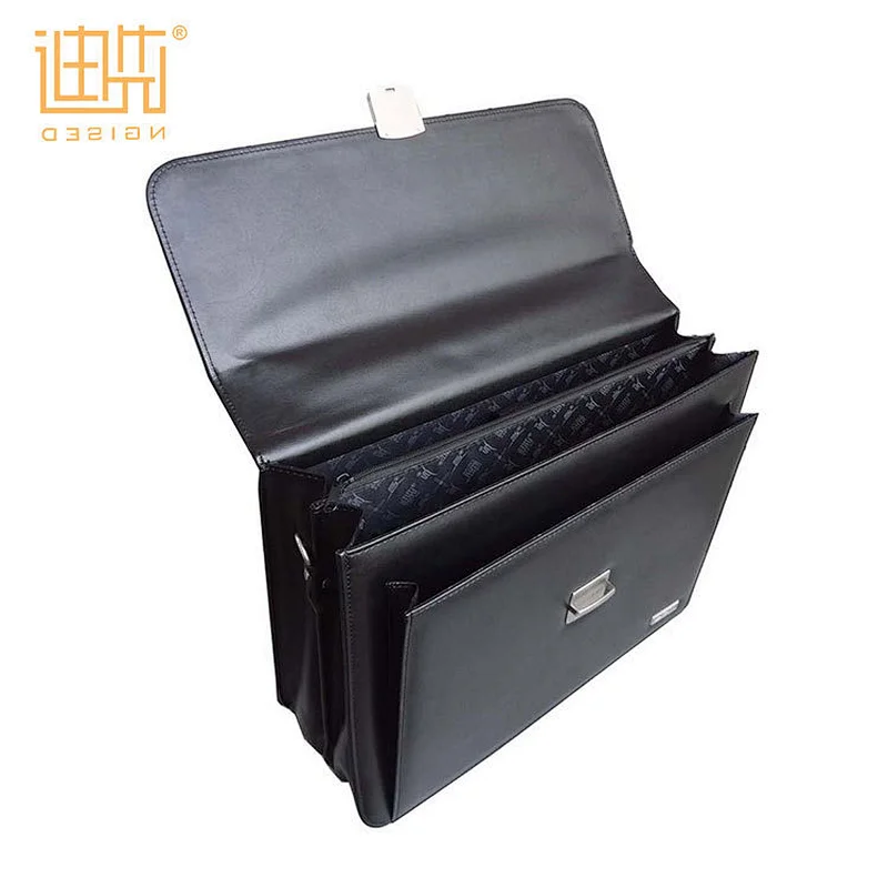 Custom competitive price laptop document bag design PU briefcase