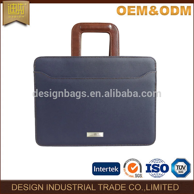 Mens PU leather messenger bag with adjustable handle