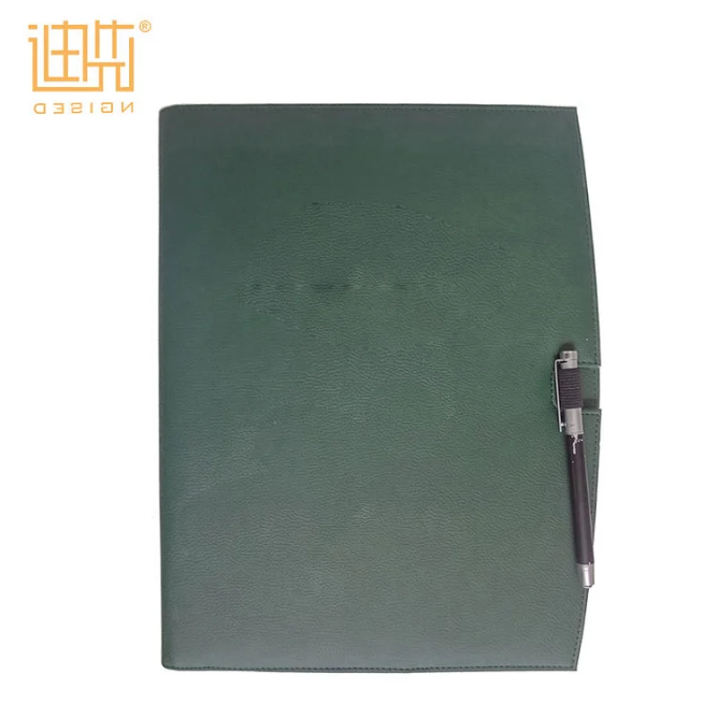 Custom made Calculator Pu leather folder and files fashion design portfolio cases