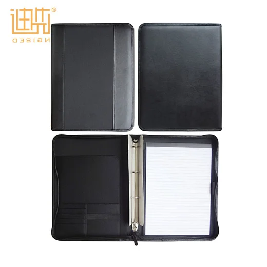 zipper portfolio folder binder