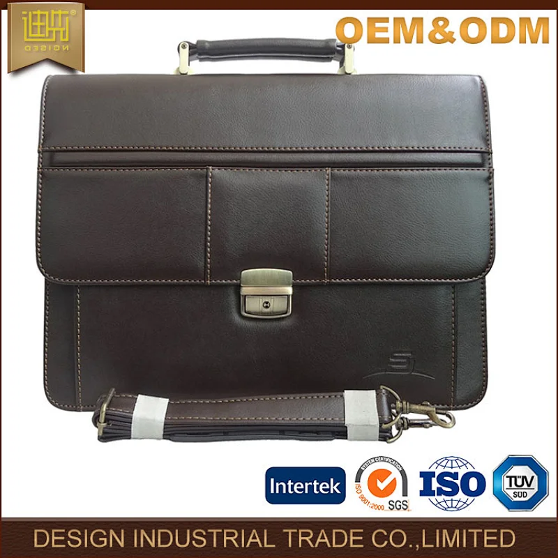 bag manufacture cheap messenger fashion executive men leather briefcase