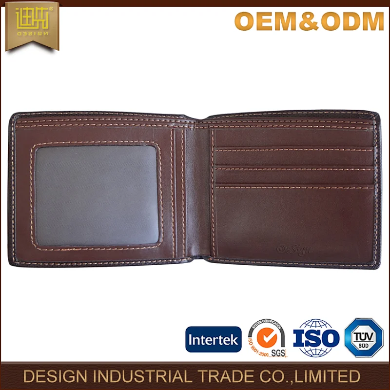 Wallet wholesaler Gift item promotional OEM mens wallet